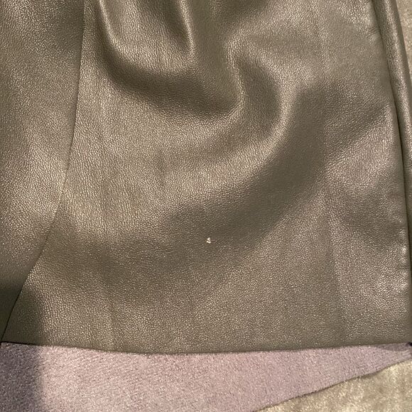 #700 SAYLOR Veronica Vegan Leather Wrap Dress Retail $247 - Picture 16 of 16